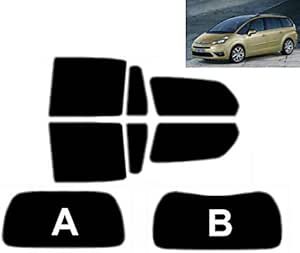 Film Solaire Teinté Pare-brise Pour Seat Ibiza 3 Portes 2002-2006 - Prédécoupé, Teinte 5% Noir Fumé