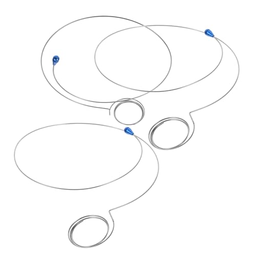Loupe Horloger Fil de Fixation Healvian Porte-loupe Argenté Outil Réparation Montre x3
