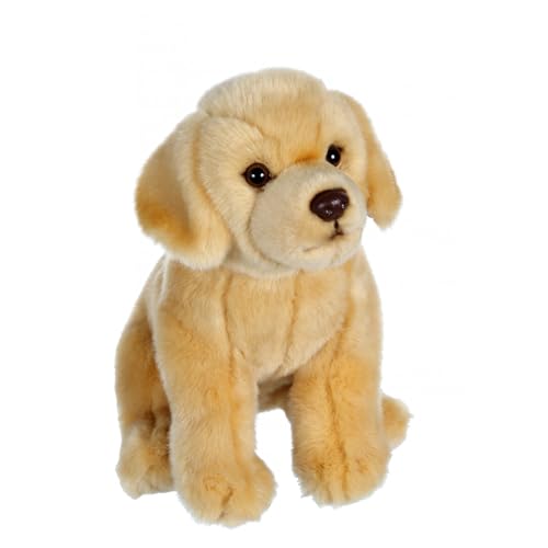 Gipsy Toys - Perro Sentado 25 cm Labrador Beige - Peluche para niños - Disponible en 8 Modelos Diferentes - 071522