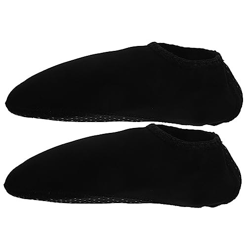HONMEET Beach Socks for Women Men Diving Swim Water Shoes Soft Comfortable for Water Sports Black