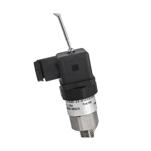 KACOME Adjustable Hydraulic Water Oil Pressure Switch Mechanical high Pressure 40mpa 400bar Water Pump Oil Pressure Control Switch(1 to 5bar,NPT1-4)