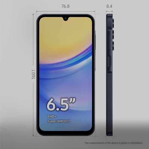 Smartphone Samsung Galaxy A15 5G 128GB - Azul Escuro glide