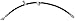 Dorman H621110 Front Driver Side Brake Hydraulic Hose Compatible with Select Kia Models