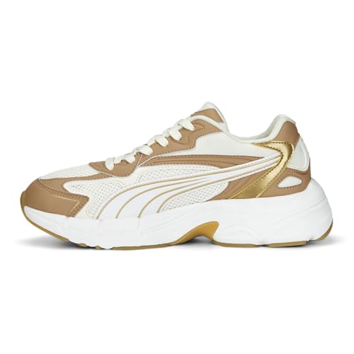 PUMA Womens Teveris Nitro Metallic Lace Up Sneakers Shoes Casual - White3