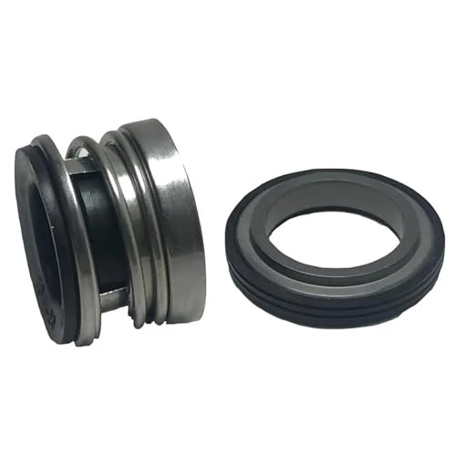 GRASAKY Mechanische Dichtung der Serie 104 aus Siliziumkarbid, FKM, Elastomer, Gummibalg, Wellendichtung for Wasserpumpen, Kreiselpumpen Dichtungsteile(12mm ID)