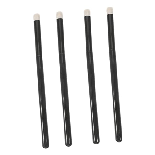 Mikinona Concealer Brush Lip Brush Set 4pcs Round Lip Brush for Lipstick Lip Gloss Portable Design for Women