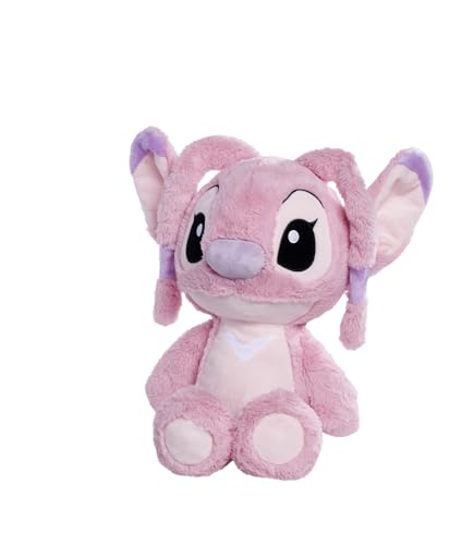 Disney Angel 25cm plush toy in flopsie style, cute soft toy pastel pink colour, suitable for kids and adults and treat - Image 2