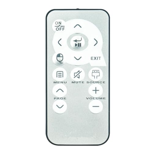 VINABTY Nouveau Télécommande de Remplacement pour QUMI Q5 Q2 Q7 Q6 Projector pour Vivitek Projector Q2 Q4 Q5 Q6 Q7 Remote Controller