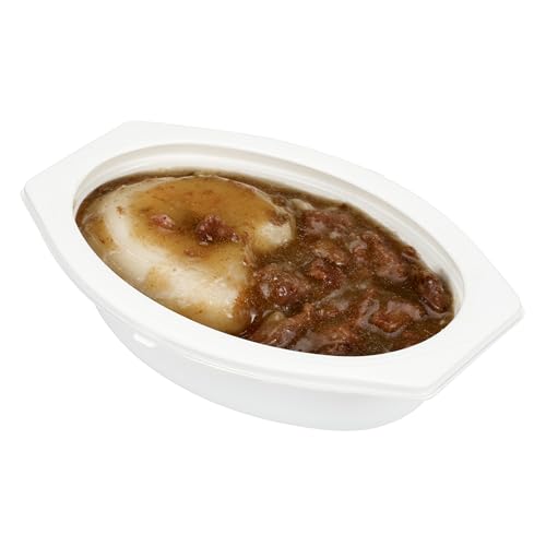 Hormel Compleats Beef Steak Tips with Mash Potatoes, 9-Ounce Microwavable Bowls (Pack of 6)