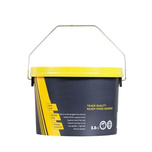 Ready Mixed Wallpaper Paste Adhesive Mix 2.5kg Added PVA Mould Resistant