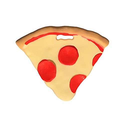 Little Toader Teething Toys - Soft Silicone Food Shaped BPA Free Teethers (Pizza)