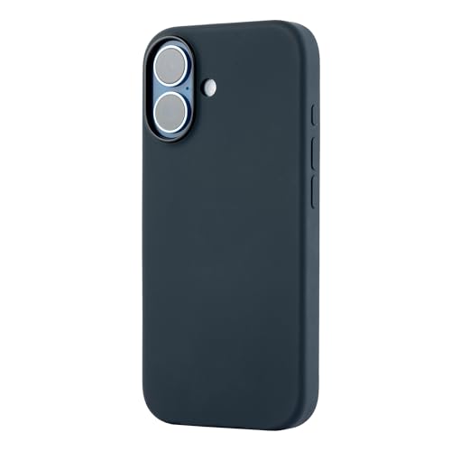 Image of TEKNE Silicone Case for iPhone 17 | MagSafe Compatible | Slim Anti-Slip Grip | Raised Camera & Screen Protection | Scratch Resistant Back Cover - Black