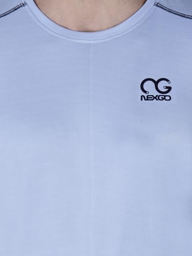 Image of Men Round Neck Half Sleeve Regular Comfort Dry-Fit Activewear Sports T-Shirt Pack of 1 Multicolour
