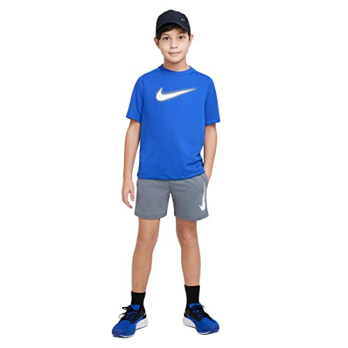 Nike Multi Big Boys' Dri-FIT Graphic Training Top (Large, Game Royal/White)4