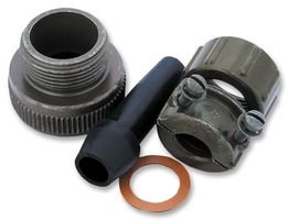 AMPHENOL 97-67-28-16 Cable CLAMP, Size 24/28, ZINC Alloy; Connector Shell Size:24/28; Cable Diameter MAX:21.43MM; Strain Relief Material:-; Product Range:97 Series; for USE with:97 Series Circular C