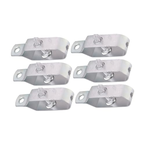 Levemolo 6pcs Tightener Heavy Duty Creative Rope Tensioner Steel Wire Tensioner Fence Wire Cable Tensioner Cable Tightener Metal Wire Tightener Wire Rope Tightener Wire Tool A3 Steel Silver