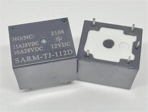 Relé electromagnético de 12V SARM-S-112D-02 de 5 pines con capacidad de 15A