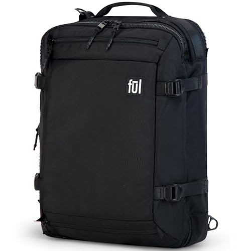 FUL Ridge Collection 18 Inch Laptop Backpack, Cruiser Padded Computer Bag for Commute or Travel, Navy, One Size