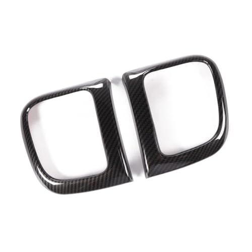 Venlcifjo Side Air Vent Outlet Frame Trim + Carbon Fiber Grain ABS for Jeep for Grand Cherokee Laredo/Limited/Overland 11-17 & Laredo E/Laredo X 12-13 & SRT8 12-15 & SRT 13-17 & Summit 14-17