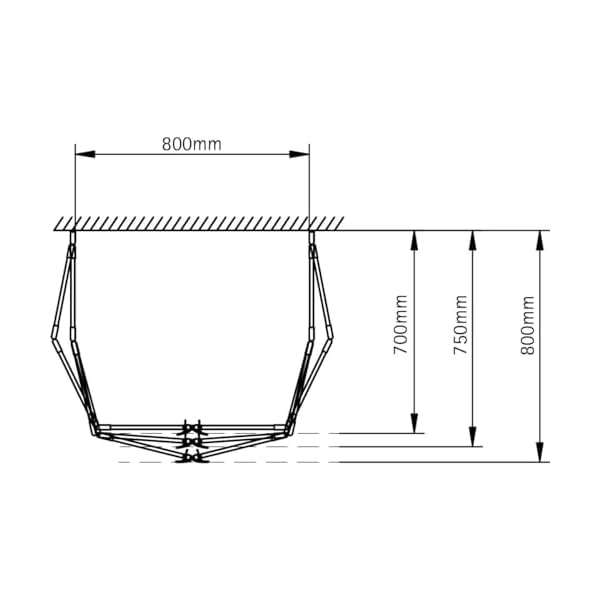 Schulte Duschabtrennung faltbar für Badewanne 70-80 cm, einfacher Aufbau, Kunstglas Softline hell, alunatur, langlebig, D1700 01 01 – Bild 7