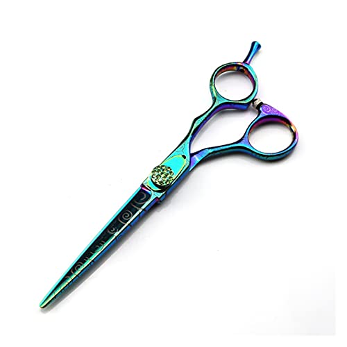 Ciseaux de barbier 6 pouces en acier inoxydable avec lames affûtées pour dégrader Coupe B