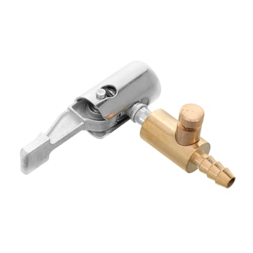DINHEAROM Conector de Bomba de Aire Adaptador de válvula de Bicicleta Adaptador de Manguera de Bomba de Aire Aleación de Zinc