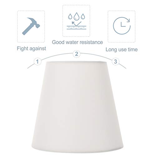 Lalafina Barrel Lamp Shade Cloth Lamp Shade Clip On Lamp Shade Small Barrel Chandelier Shade For Table Lamp Floor Pendant Light, Beige Lamp Covers #TOP1