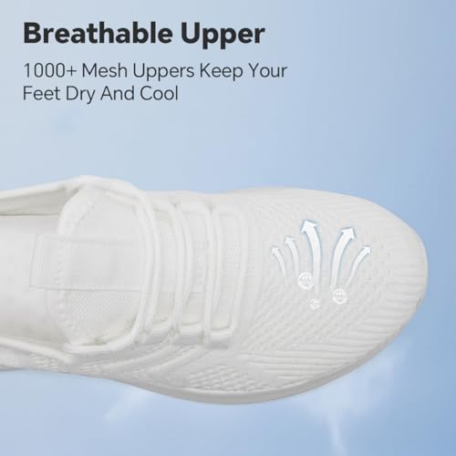 Womens Fashion Slip on Sneakers Breathable Non Slip Tennis Sports Shoes Fitness Lightweight Outdoor Training Mesh Upper2