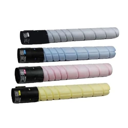 Toner TN512 pour Konica Minolta dizhub C454 C554 cartouche copieur couleur noir 4pcs