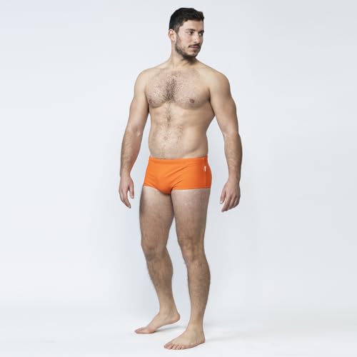 Taddlee Men's Swimwear Sexy Swim Briefs Bikini Board Surf Shorts Boxer Swimsuits Orange - Thumbnail 5