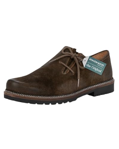 Stockerpoint Herren Haferlschuhe Tailor I Größe 40-47 I Trachtenschuhe aus hochwertigem Leder I Optimale Passform & traditionelles Design I Ideal für Trachten...
