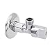 1/2“ x 3/8“ Eckventil I Winkelkugelhahn I Messing I verchromt I Ventil I Wasserhahn I Absperrhahn I Standardbohrung I PN 10 I BSP I Aussengewinde I M