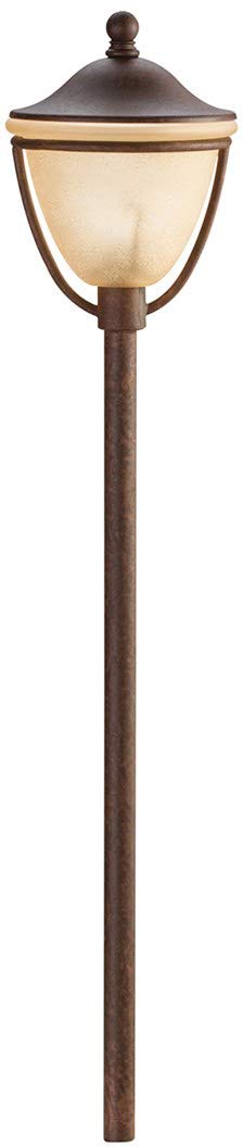 Kichler 15367TZT Path & Spread 1-Light 12V, Textured Tannery 