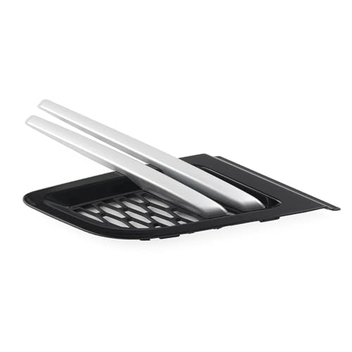 Grille aération garde-boue avant contre usure calandre noire argent Range Rover Sport 14-17