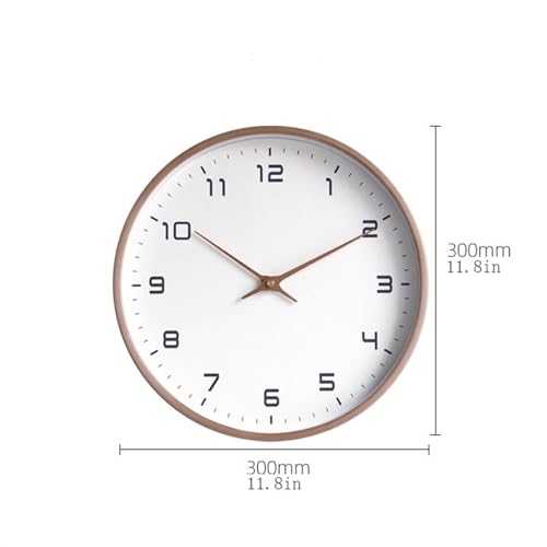 Reloj de pared cuadrado moderno de madera sólida miniatura 2