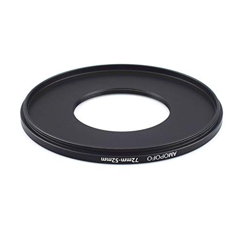 Image of 72mm to 52mm /72mm-52mm Step-Down Ring Filter Adapter for All Brands UV,ND,CPL,Metal Step-Down Ring Adapter
