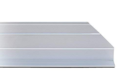 Condition photo showing New/Like New for magtray® magnetic aluminum eraser and marker tray has various lengths in various finish colors, is made in the usa, and has strong magnet backing. note: not for glass boards (36" wide - aluminum)