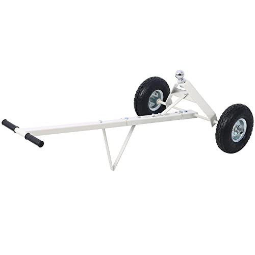Afaris Trailer Dolly, Trailer Dolly With 1-7/8 Inch Balls, 600Lb. Maximum Capacity Heavy Duty Trailer Dolly, Ideal For Moving Car Rv Boat Trailer, Black #TOP4
