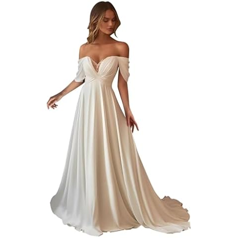cantcauli Long A Line Wedding Dress Cover