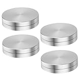 Cabilock 4stücke Teiliger Drehbarer Kuchendrehteller Mit Aluminiumlegierungslager Zum Backen Und Dekorieren Stabile Basis Für Kuchen Kekse Und Brot Präziser Drehsockel Für Einfache