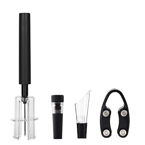 4-in-1 wijnopener set flesopener luchtdruk wijnopener vacuümpomp wijn wijn beluchter schenker voor bar thuis keuken