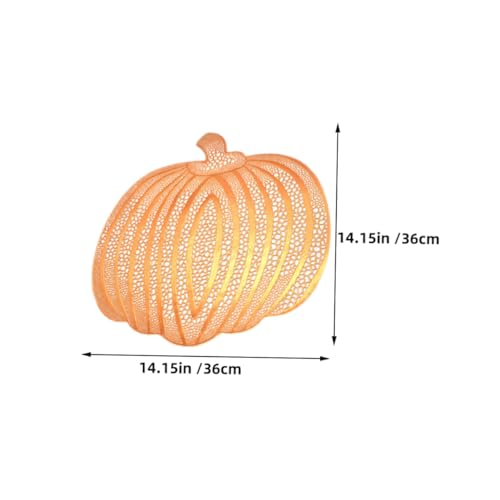 Set de table citrouille protecteur et isolant pour éviter les taches de repas de fête