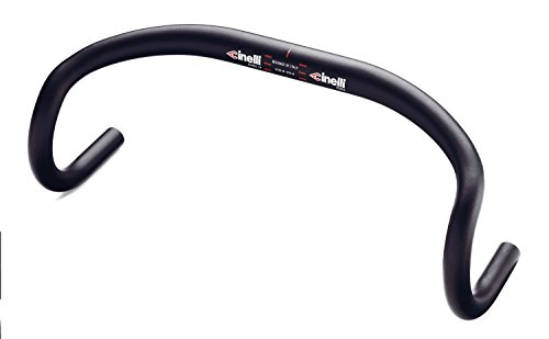 CHATTERBOX. Cinelli Pista ALU Bar - Black, 42cm