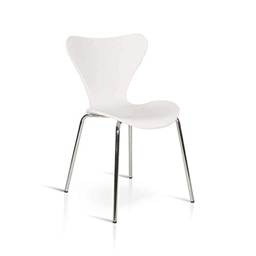 MilaniHome.it - Sedia Moderna Di Design Bianca Struttura In...