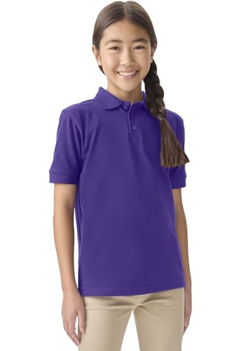 Image of Classroom School Uniforms for Boys and Girls Short Sleeve Pique Polo
