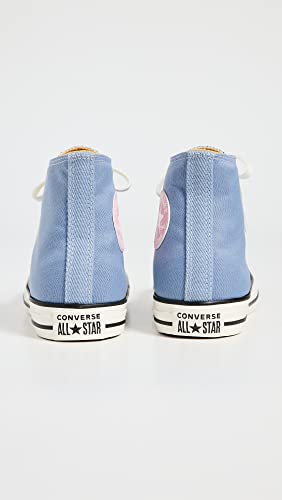 Image of Converse Women's Chuck Taylor All Star Denim Fashion Sneakers, Ocean Retreat /Navy /Sunrise, Blue, 7 Medium US