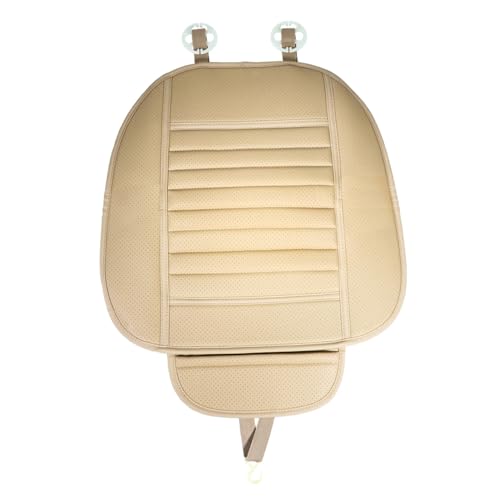 Coussin Confort Voiture Healvian Beige Imperméable et Housse de Siège Auto PU