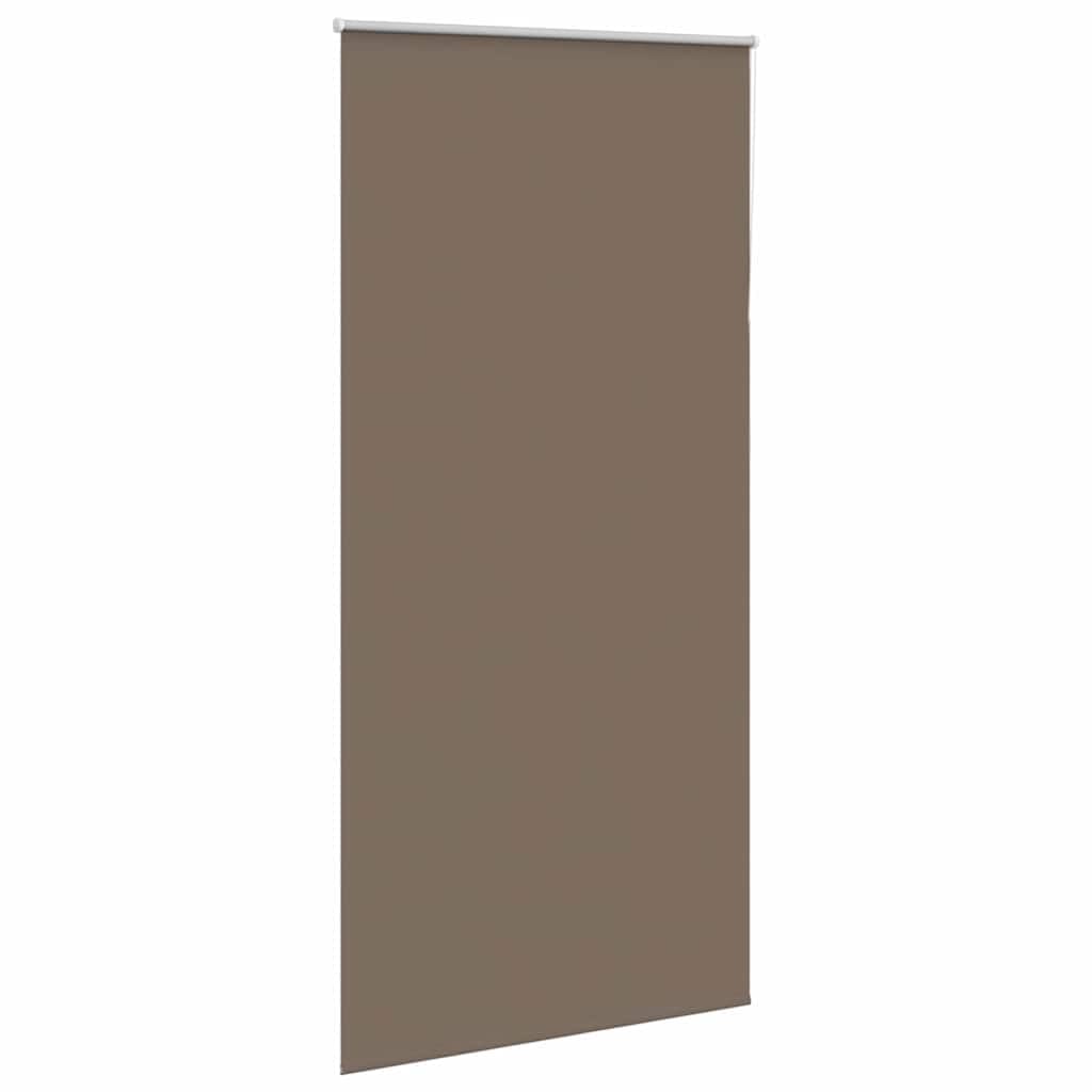 Roleta zaciemniająca do kawy 110 x 210 cm | 100% poliester, łatwy do czyszczenia, montaż na ścianie lub oknie, zabezpieczenie przed dziećmi
