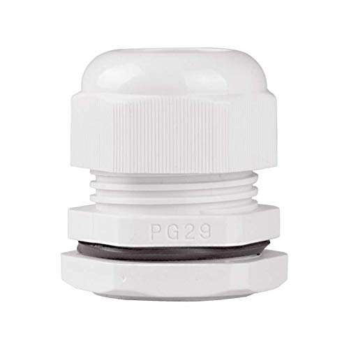 BC-PG-29-G, Cable Gland, 18 to 25 mm Cable Dia, 38mm Cutting-Hole, Nylon, Gray Color