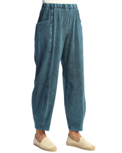 Jess & Jane Mineral Washed Lantern Pants - M100